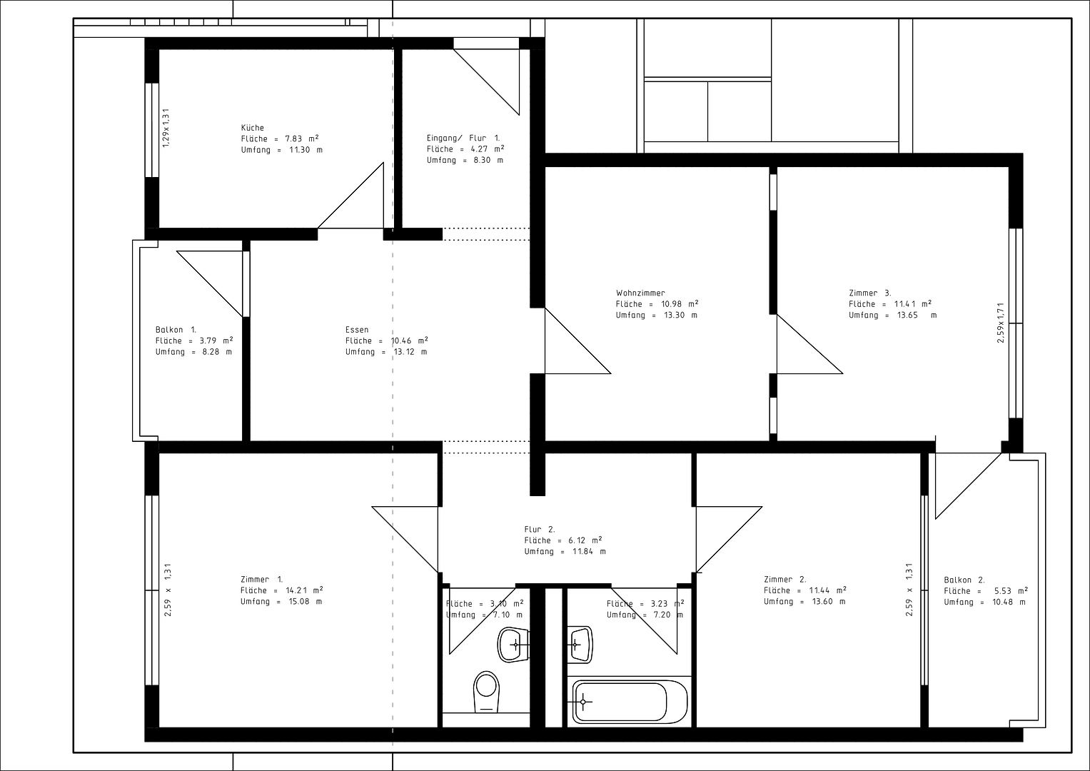 3 bedroom with open-plan kitchen flat to rent, 93 m², Darmstadt - Kranichstein, Hesse 3 bedroom with open-plan kitchen flat to rent, 93 m², Darmstadt - Kranichstein, Hesse