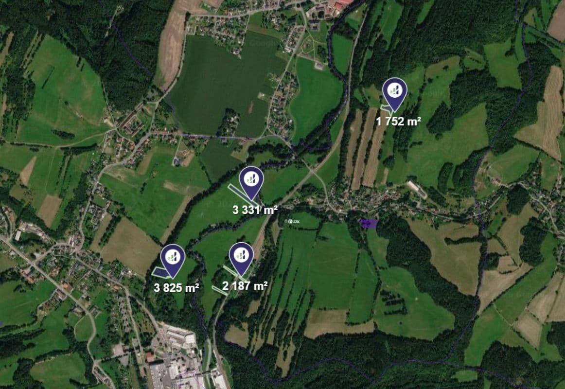plot for sale, 7,725 m², Olšany, Olomoucký Region plot for sale, 7,725 m², Olšany, Olomoucký Region