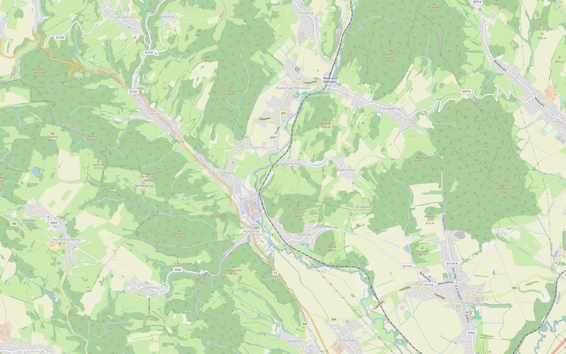 plot for sale, 7,725 m², Olšany, Olomoucký Region plot for sale, 7,725 m², Olšany, Olomoucký Region