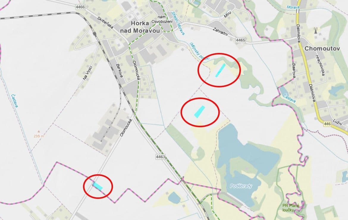 plot for sale, 98,208 m², Křelov-Břuchotín, Olomoucký Region plot for sale, 98,208 m², Křelov-Břuchotín, Olomoucký Region