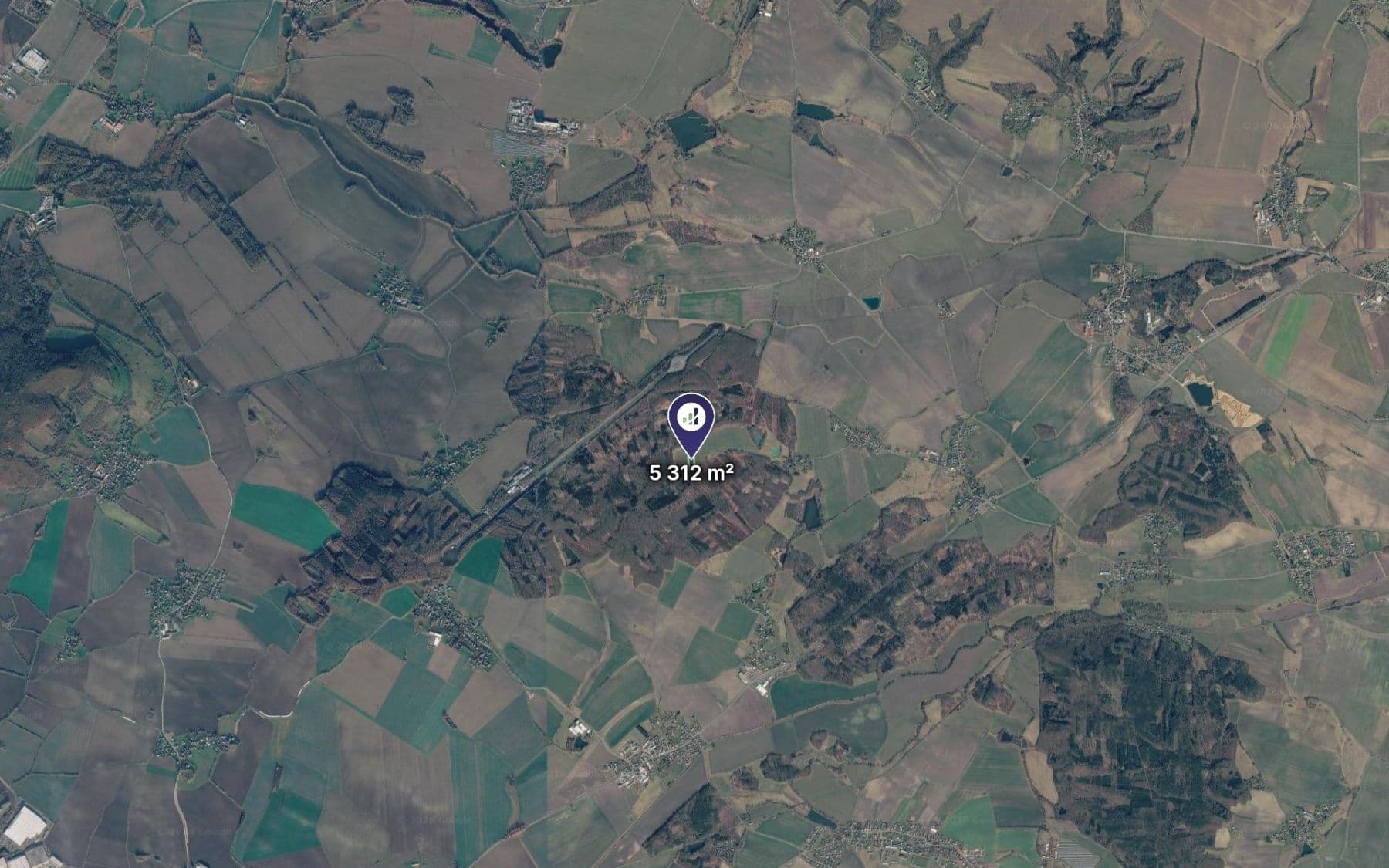 plot for sale, 5,312 m², Obrubce, Středočeský Region plot for sale, 5,312 m², Obrubce, Středočeský Region