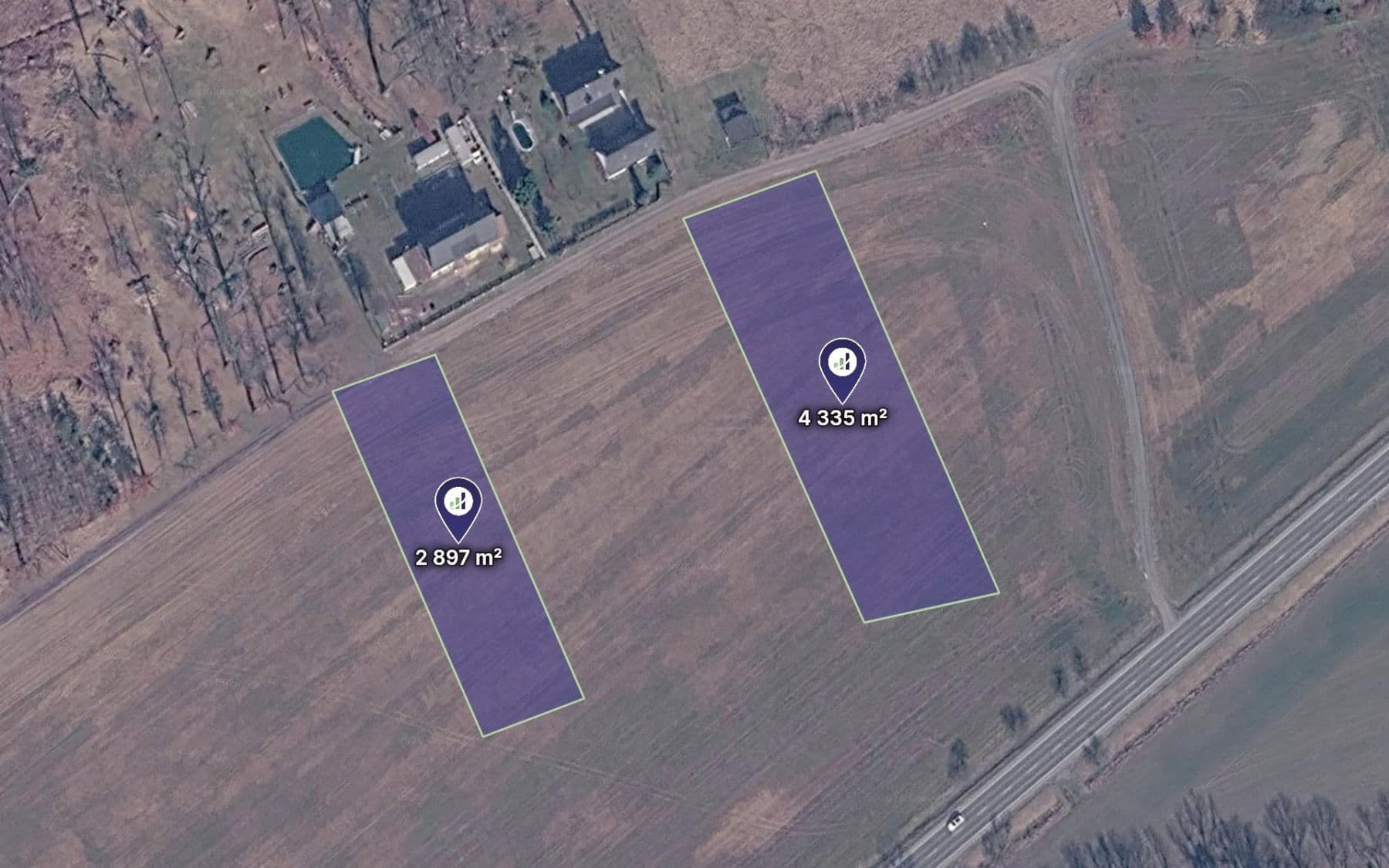 plot for sale, 7,232 m², Obrubce, Středočeský Region plot for sale, 7,232 m², Obrubce, Středočeský Region