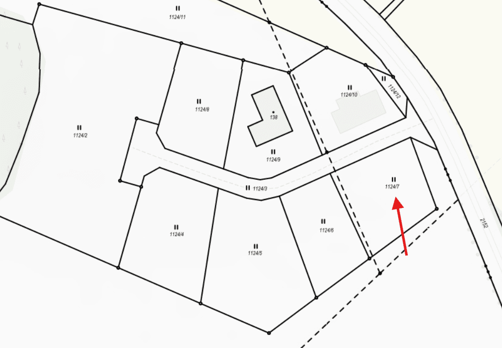 plot for sale, 1,168 m², Hajany, Jihočeský Region plot for sale, 1,168 m², Hajany, Jihočeský Region