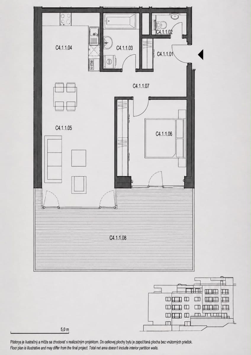 2 bedroom flat to rent, 97 m², Svätovavrinecká, Nové Mesto, Bratislavský Region 2 bedroom flat to rent, 97 m², Svätovavrinecká, Nové Mesto, Bratislavský Region