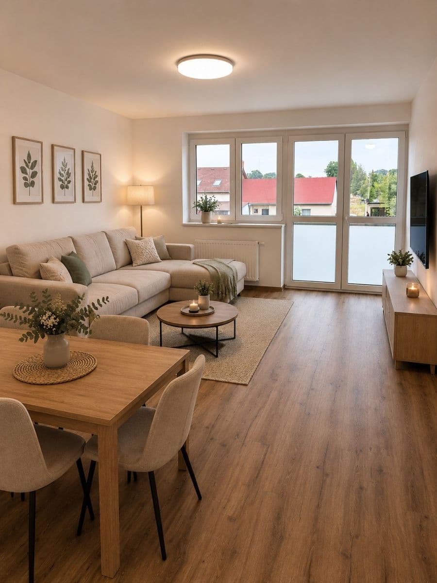 2 bedroom with open-plan kitchen flat to rent, 72 m², U Kasáren, Dašice, Pardubický Region 2 bedroom with open-plan kitchen flat to rent, 72 m², U Kasáren, Dašice, Pardubický Region
