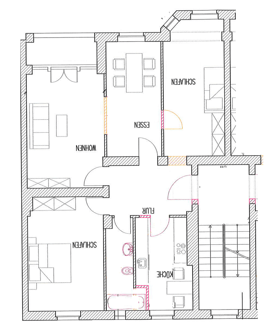 4 bedroom flat to rent, 103 m², Magdalenenstraße 21, Berlin, Berlin 4 bedroom flat to rent, 103 m², Magdalenenstraße 21, Berlin, Berlin
