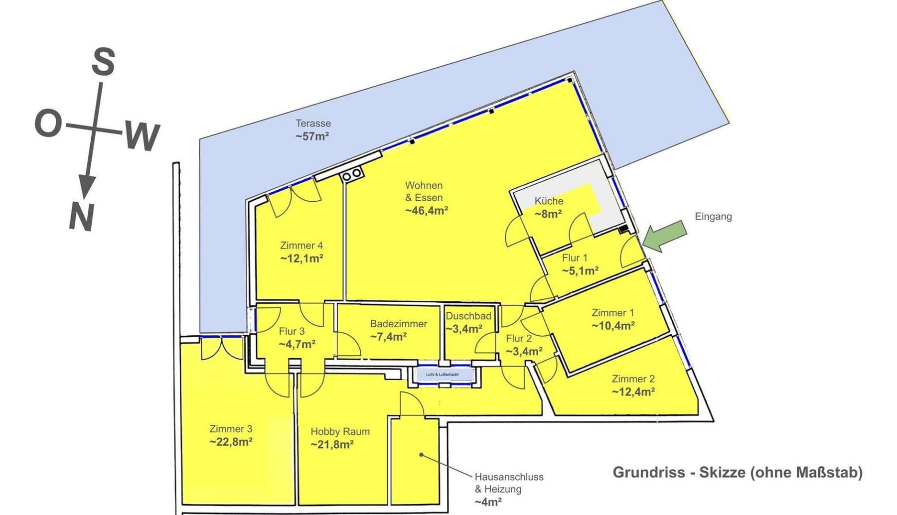 5 bedroom flat to rent, 149 m², Stade, Lower Saxony 5 bedroom flat to rent, 149 m², Stade, Lower Saxony
