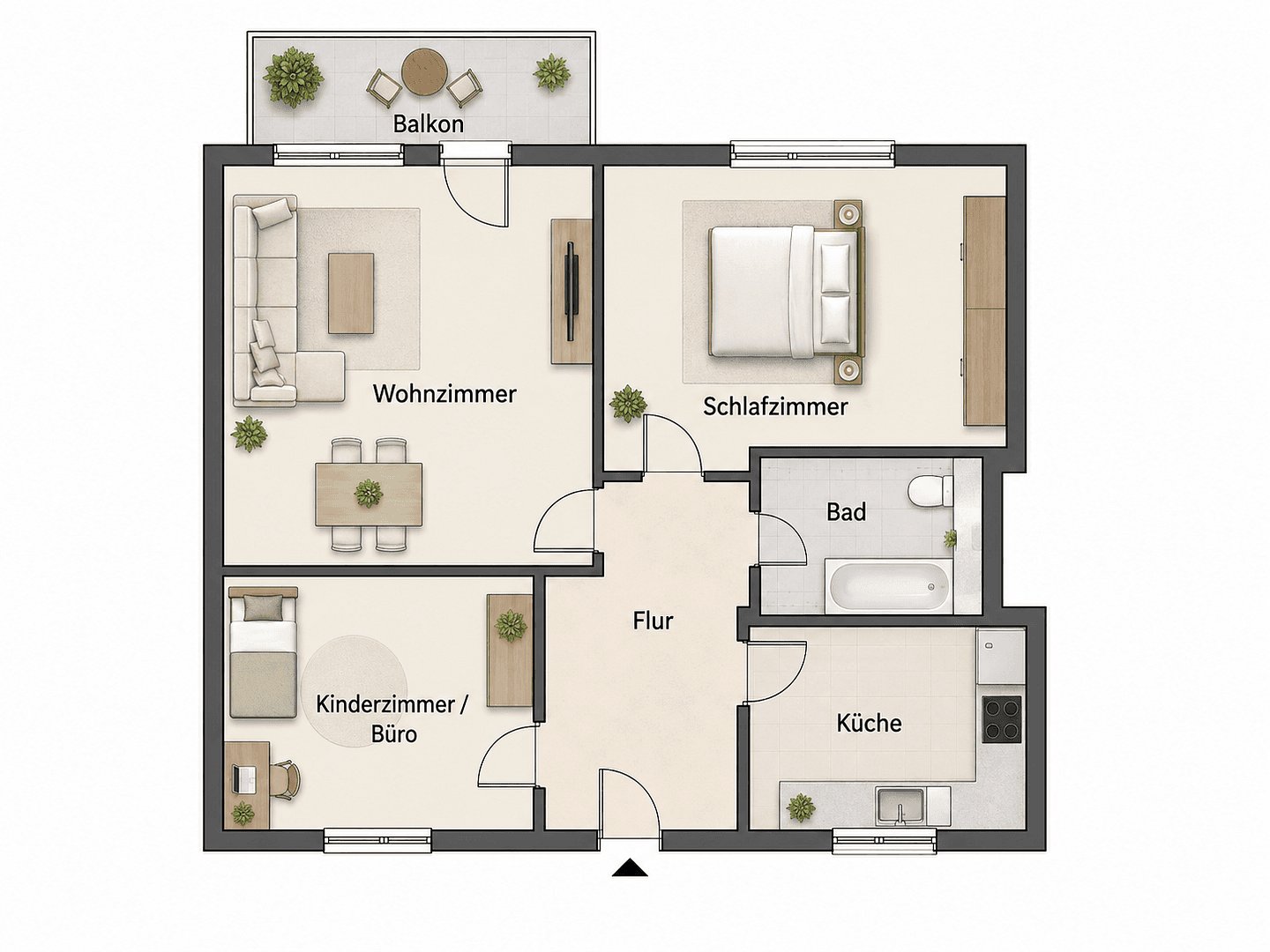 3 bedroom flat for sale, 75 m², Würzburg, Bavaria 3 bedroom flat for sale, 75 m², Würzburg, Bavaria
