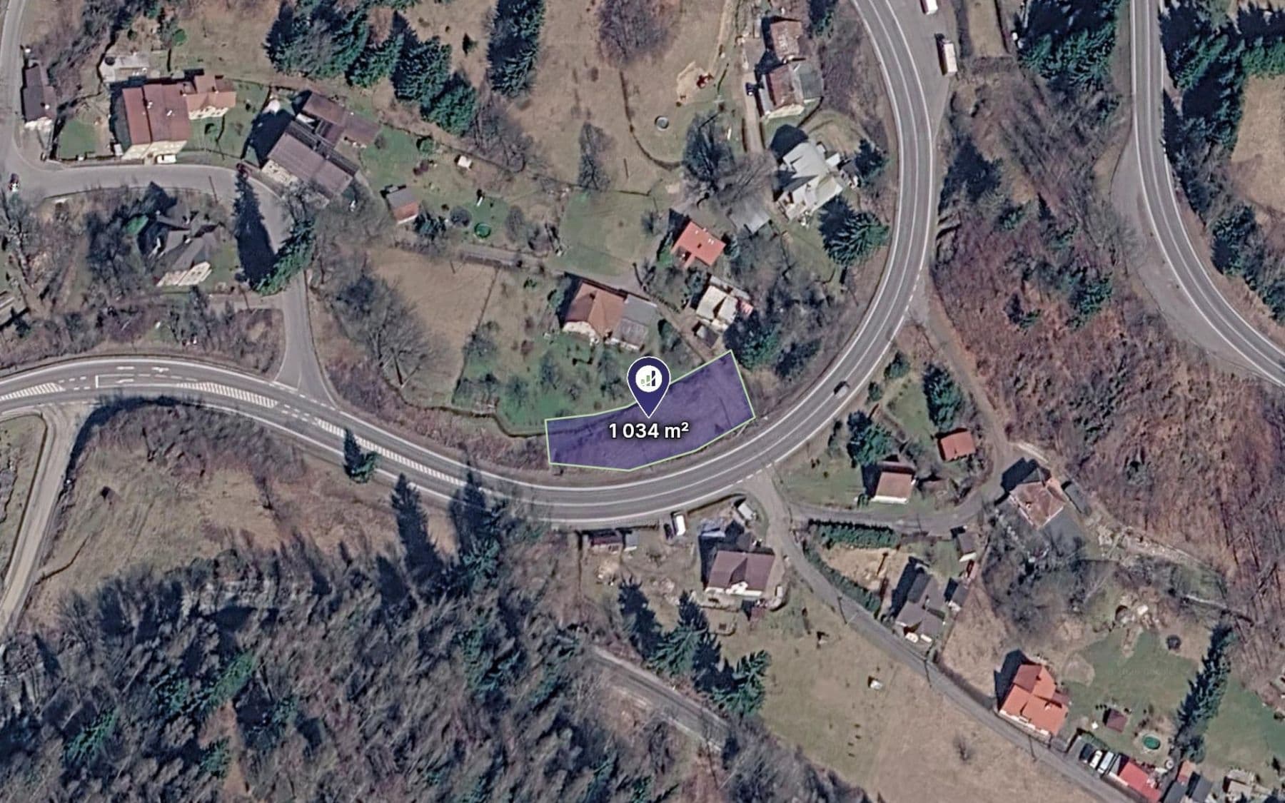 plot for sale, 1,034 m², Desná, Liberecký Region plot for sale, 1,034 m², Desná, Liberecký Region