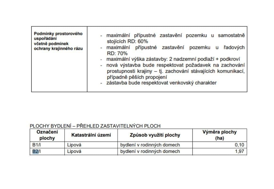 plot for sale, 1,085 m², Lipová, Olomoucký Region plot for sale, 1,085 m², Lipová, Olomoucký Region