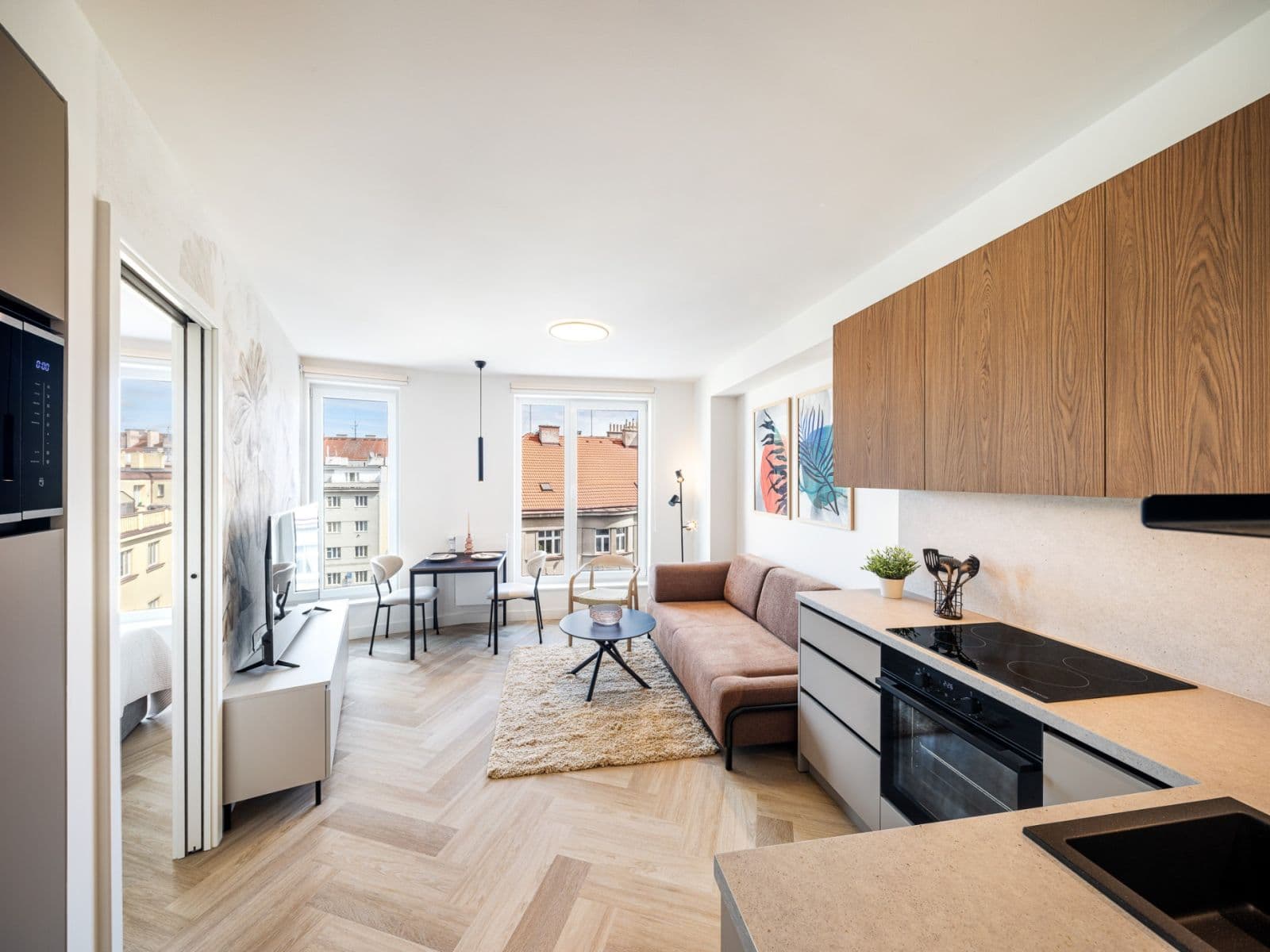 1 bedroom with open-plan kitchen flat to rent, 36 m², Na Pankráci, Prague, Prague 1 bedroom with open-plan kitchen flat to rent, 36 m², Na Pankráci, Prague, Prague