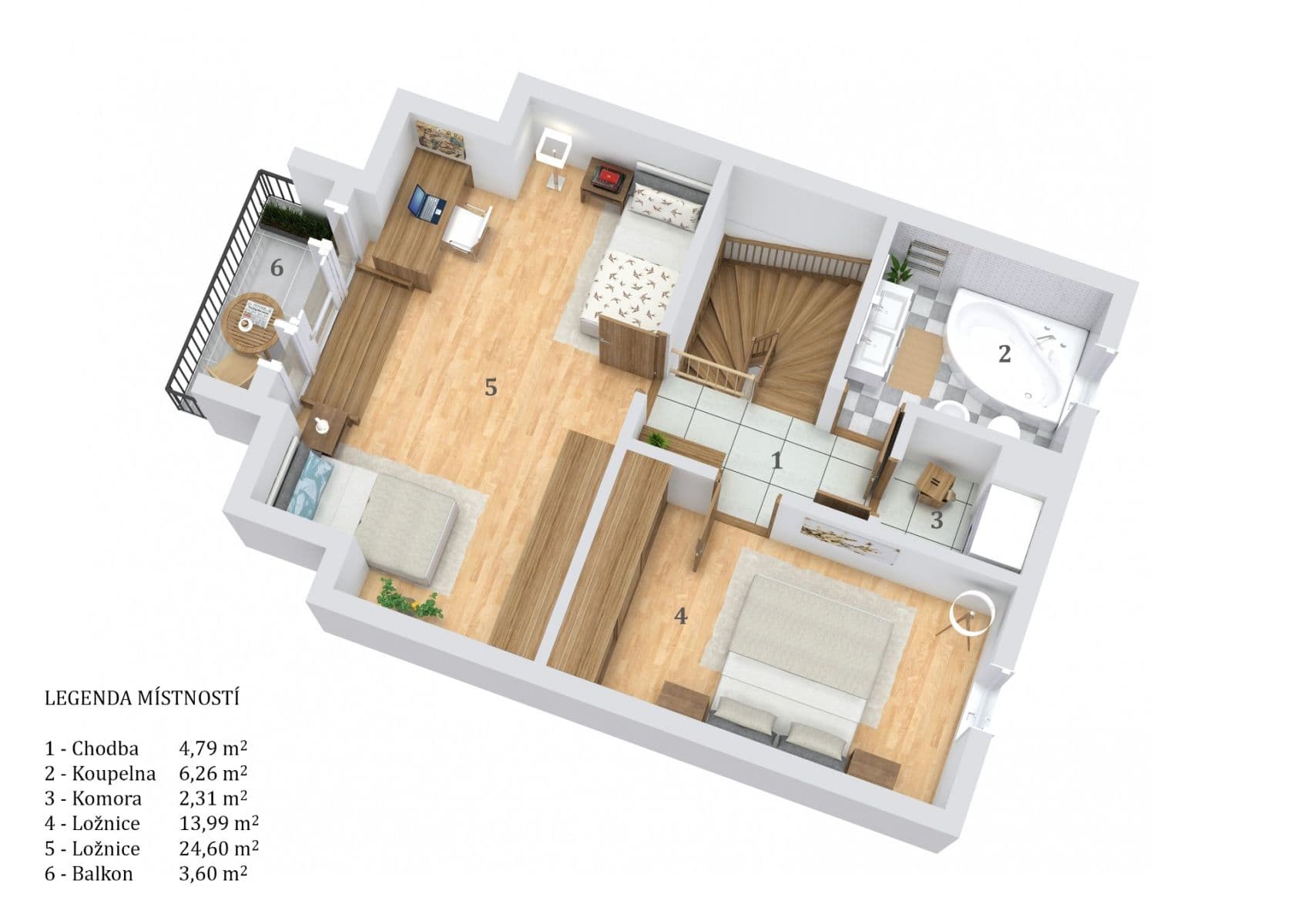 2 bedroom with open-plan kitchen flat to rent, 119 m², Mladotova, Prague, Prague 2 bedroom with open-plan kitchen flat to rent, 119 m², Mladotova, Prague, Prague