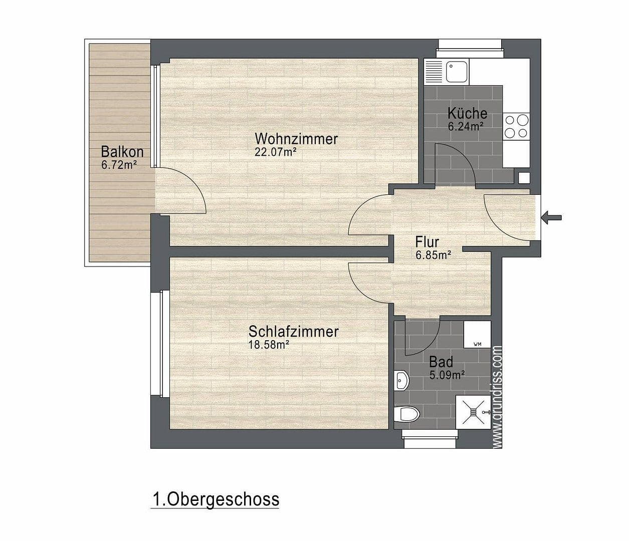 2 bedroom flat for sale, 63 m², Oldenburg, Lower Saxony 2 bedroom flat for sale, 63 m², Oldenburg, Lower Saxony