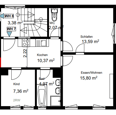 3 bedroom flat to rent, 56 m², Gärtnerstraße 16, Stuttgart, Baden-Württemberg 3 bedroom flat to rent, 56 m², Gärtnerstraße 16, Stuttgart, Baden-Württemberg