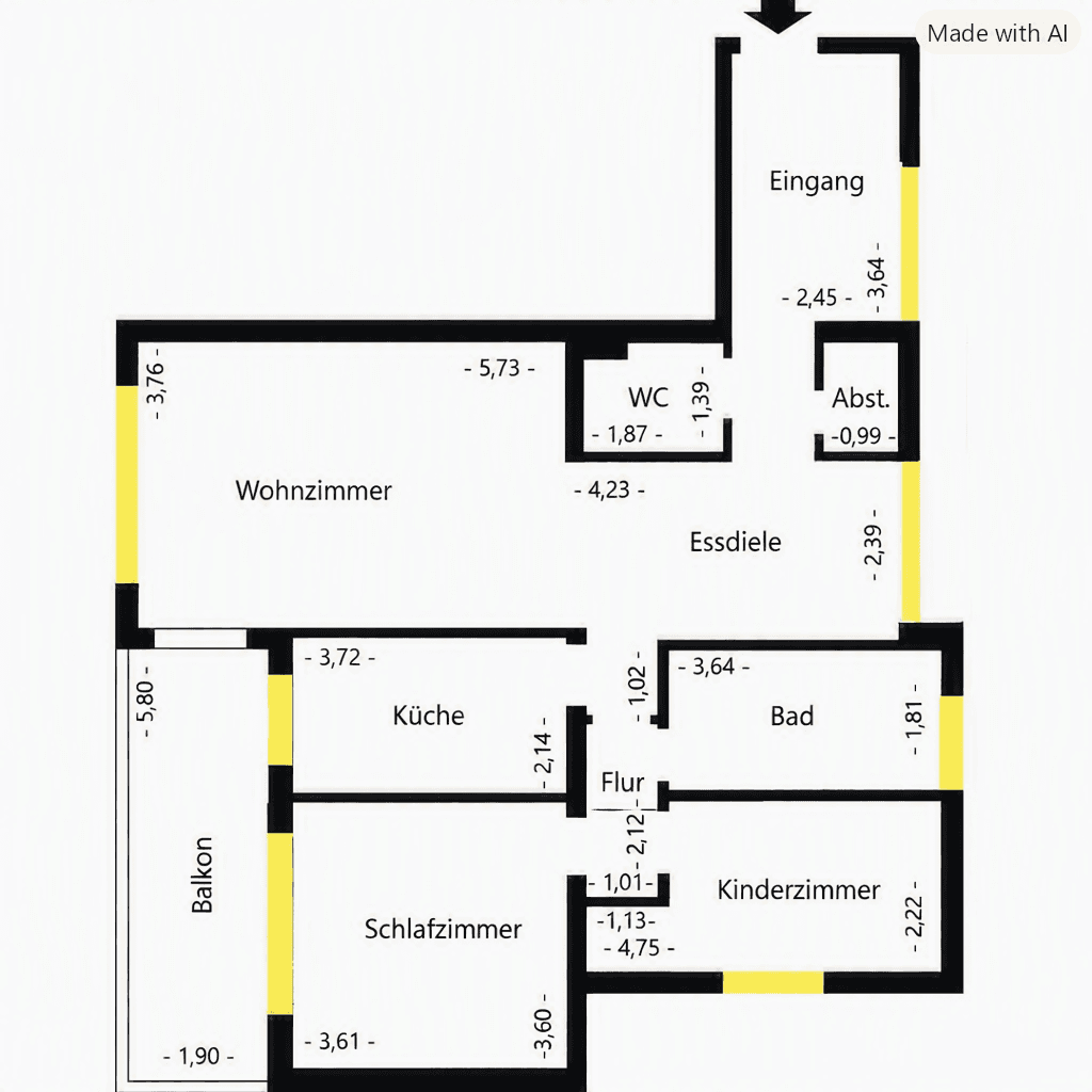 3 bedroom flat to rent, 92 m², Im Wohnpark 38, Bergheim, North Rhine-Westphalia 3 bedroom flat to rent, 92 m², Im Wohnpark 38, Bergheim, North Rhine-Westphalia