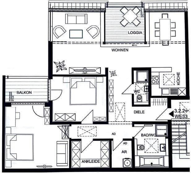 2 bedroom with open-plan kitchen flat to rent, 115 m², Köln, North Rhine-Westphalia 2 bedroom with open-plan kitchen flat to rent, 115 m², Köln, North Rhine-Westphalia