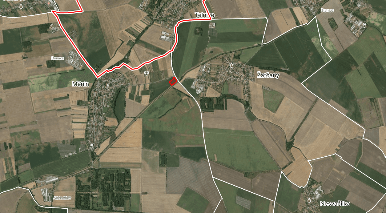 plot for sale, 9,206 m², Měnín, Jihomoravský Region plot for sale, 9,206 m², Měnín, Jihomoravský Region