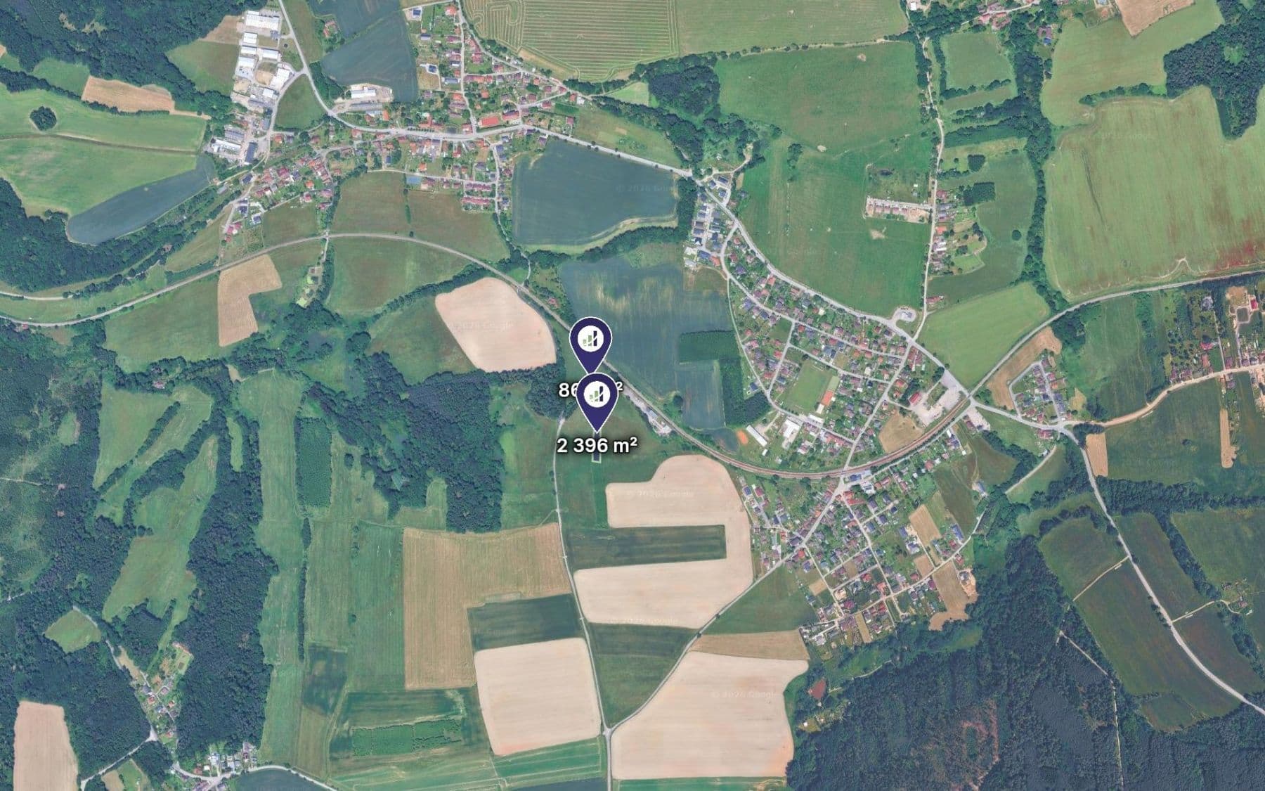 plot for sale, 3,259 m², Nedabyle, Jihočeský Region plot for sale, 3,259 m², Nedabyle, Jihočeský Region
