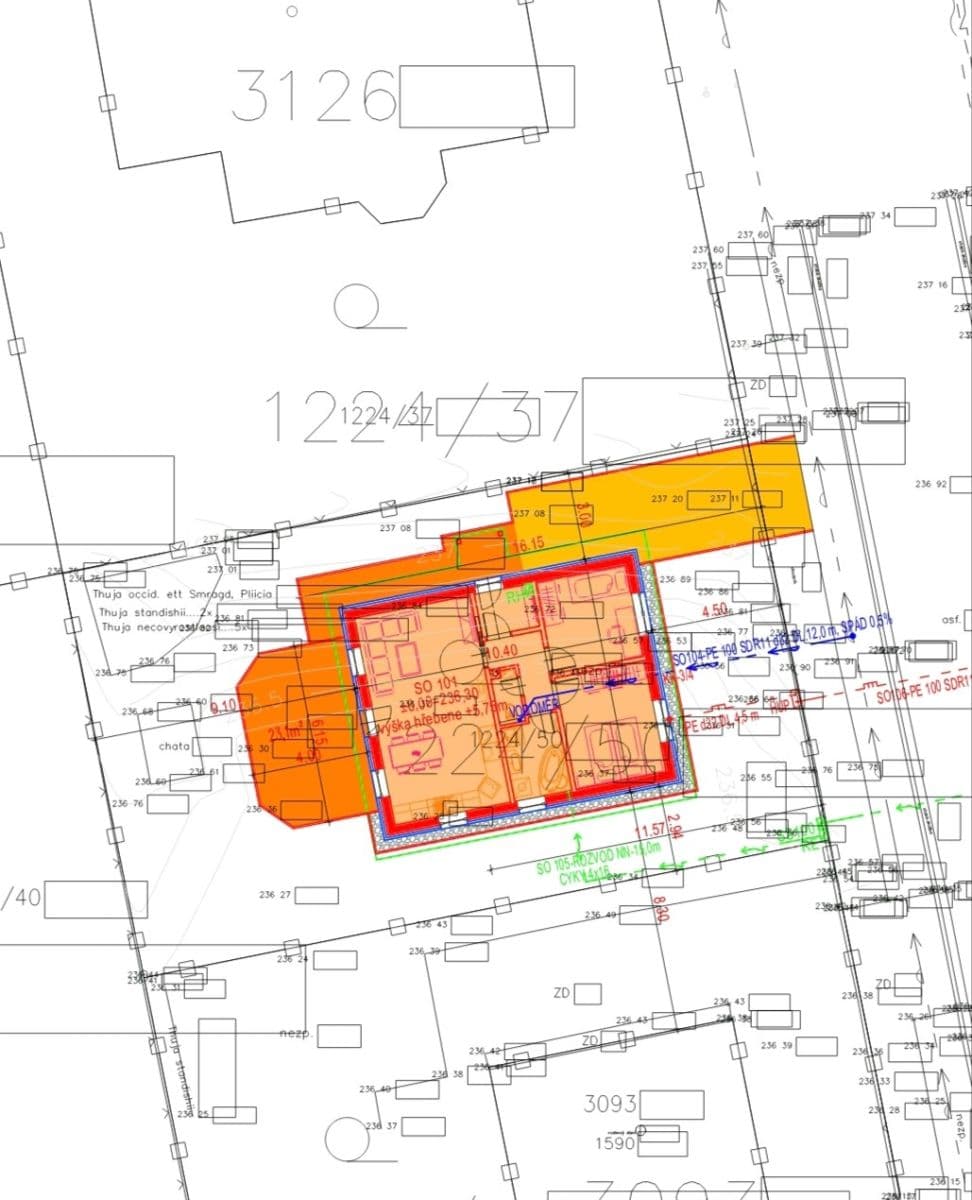 plot for sale, 339 m², Lipník nad Bečvou, Olomoucký Region plot for sale, 339 m², Lipník nad Bečvou, Olomoucký Region