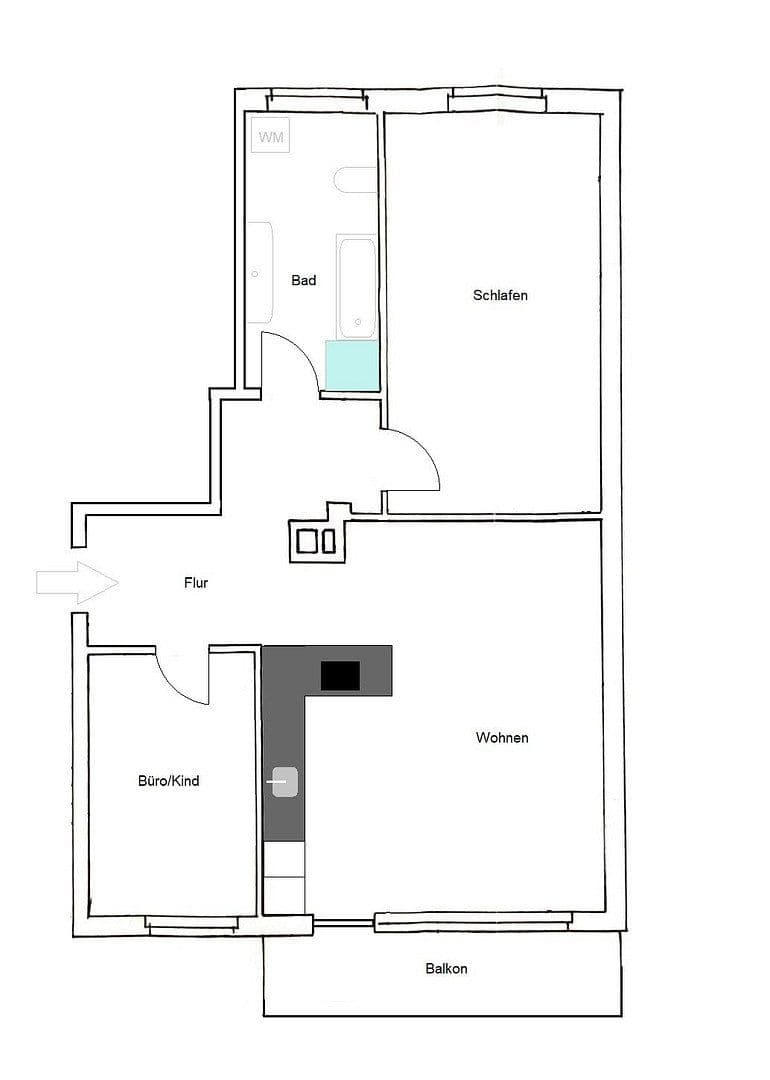 3 bedroom flat for sale, 72 m², Hamburg, Hamburg 3 bedroom flat for sale, 72 m², Hamburg, Hamburg