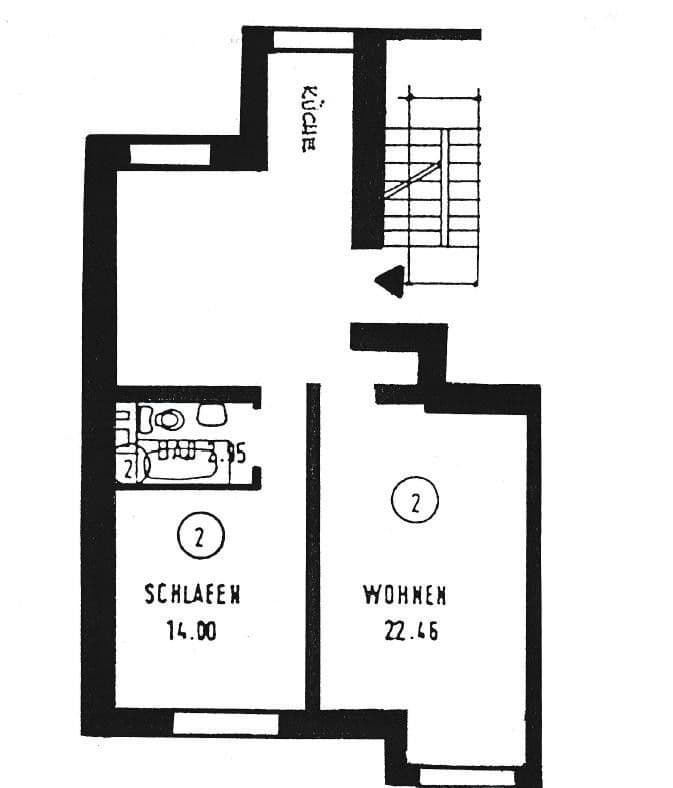 3 bedroom flat for sale, 61 m², Frankfurt, Hesse 3 bedroom flat for sale, 61 m², Frankfurt, Hesse