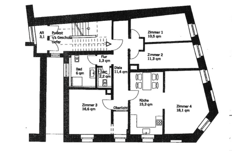 5 bedroom flat to rent, 94 m², Burgstr 87, SOLINGEN, North Rhine-Westphalia 5 bedroom flat to rent, 94 m², Burgstr 87, SOLINGEN, North Rhine-Westphalia
