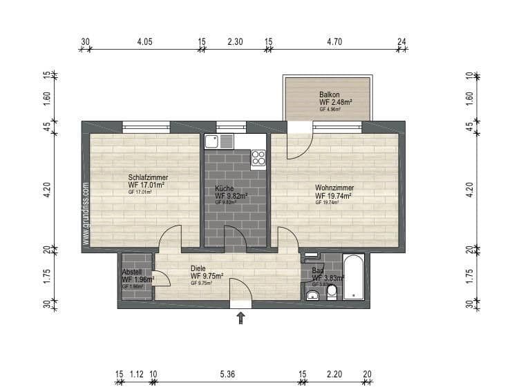 1 bedroom with open-plan kitchen flat for sale, 65 m², Moselstraße 23, Essen, North Rhine-Westphalia 1 bedroom with open-plan kitchen flat for sale, 65 m², Moselstraße 23, Essen, North Rhine-Westphalia
