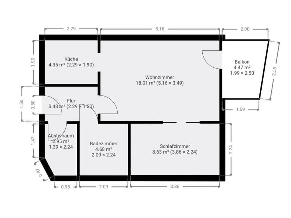 Studio flat to rent, 43 m², Hohe Warte 3, Spardorf, Bavaria Studio flat to rent, 43 m², Hohe Warte 3, Spardorf, Bavaria