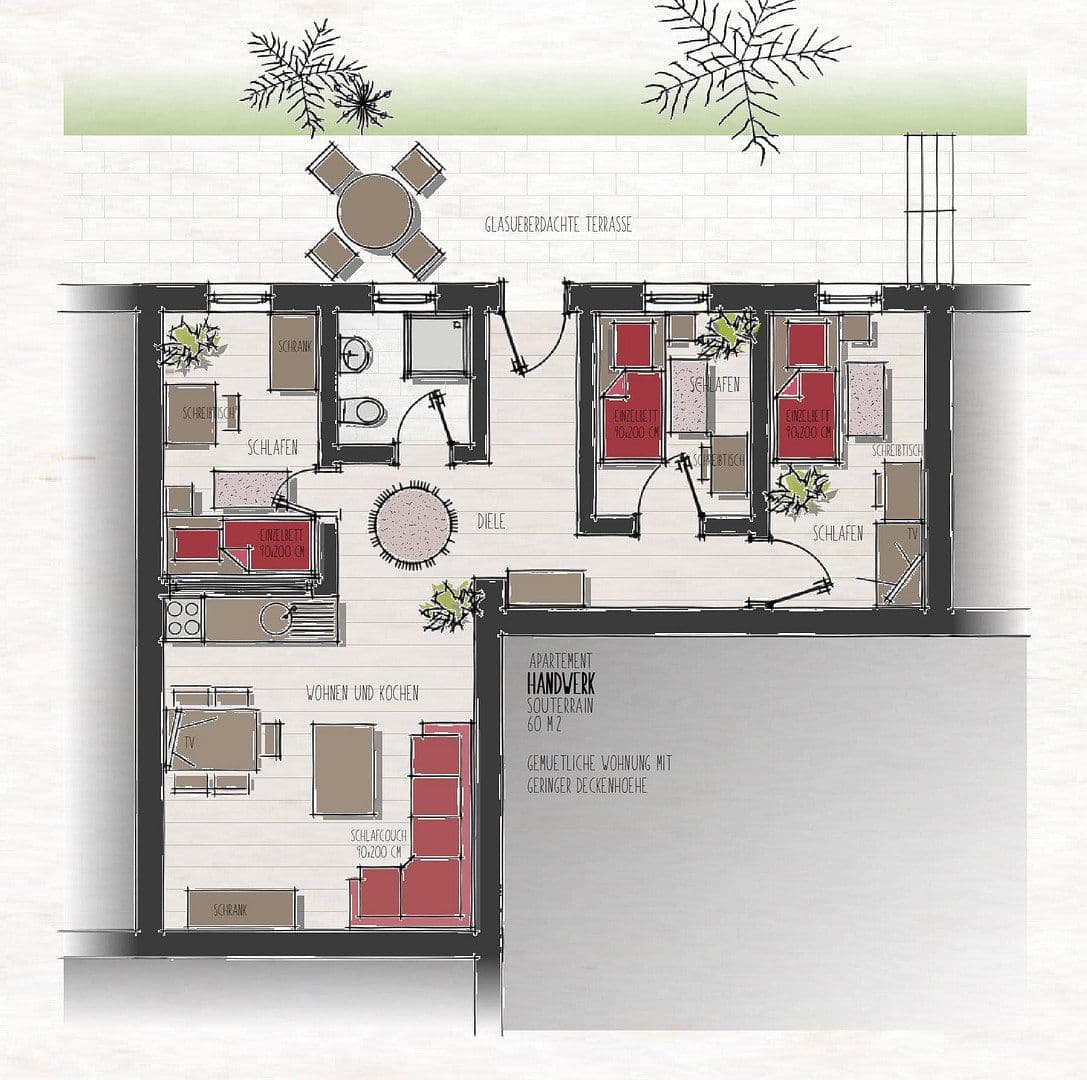 2 bedroom flat to rent, 54 m², Schwerin, Mecklenburg-Vorpommern 2 bedroom flat to rent, 54 m², Schwerin, Mecklenburg-Vorpommern