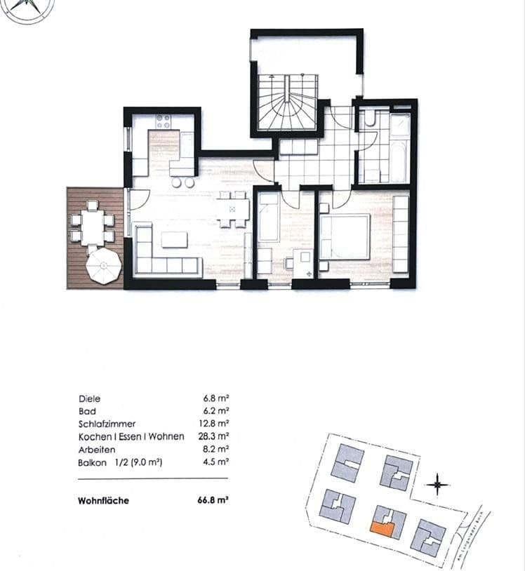 1 bedroom with open-plan kitchen flat to rent, 67 m², Am Langwieder Bach 21 b, München, Bavaria 1 bedroom with open-plan kitchen flat to rent, 67 m², Am Langwieder Bach 21 b, München, Bavaria