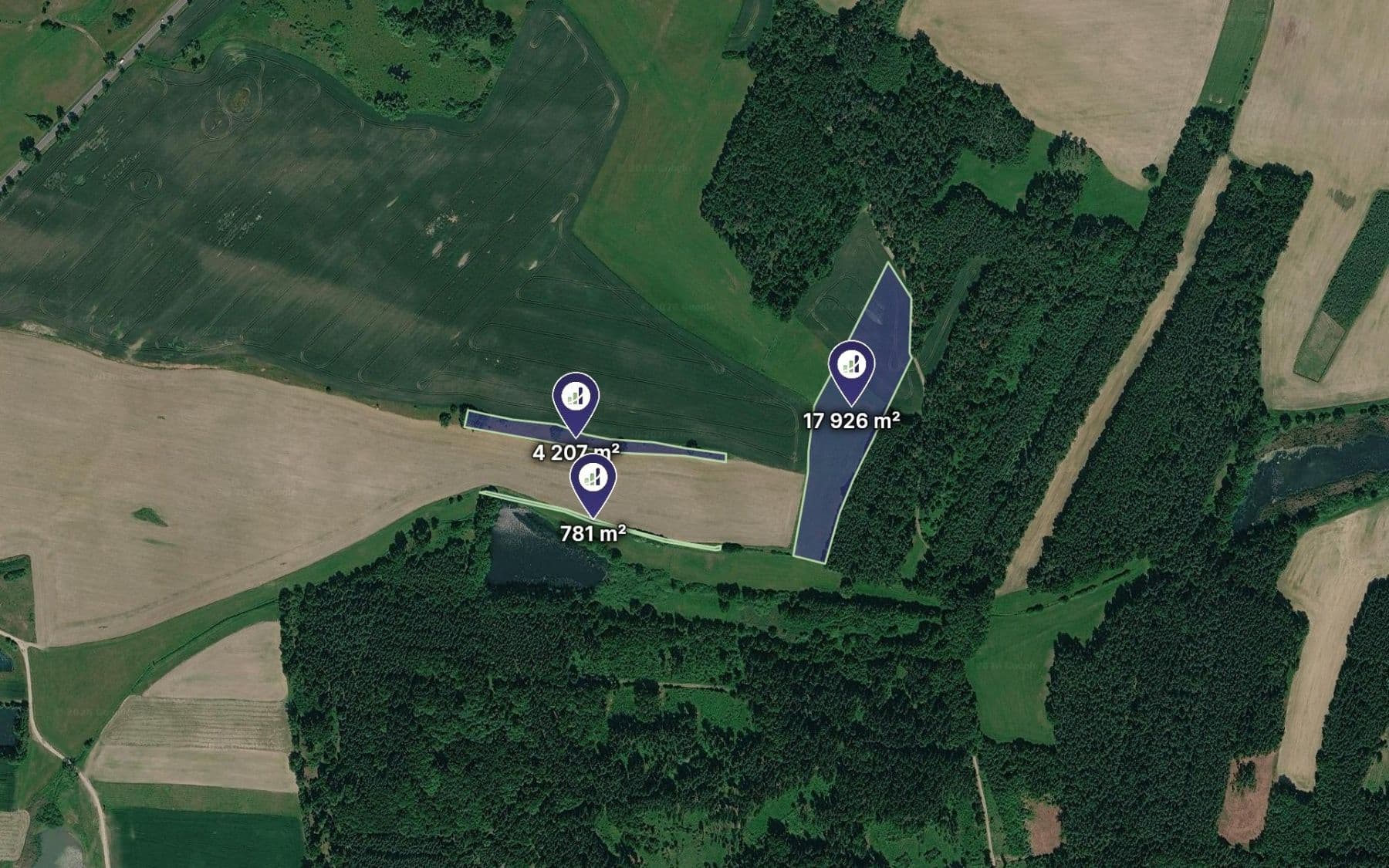plot for sale, 35,225 m², Dobev, Jihočeský Region plot for sale, 35,225 m², Dobev, Jihočeský Region