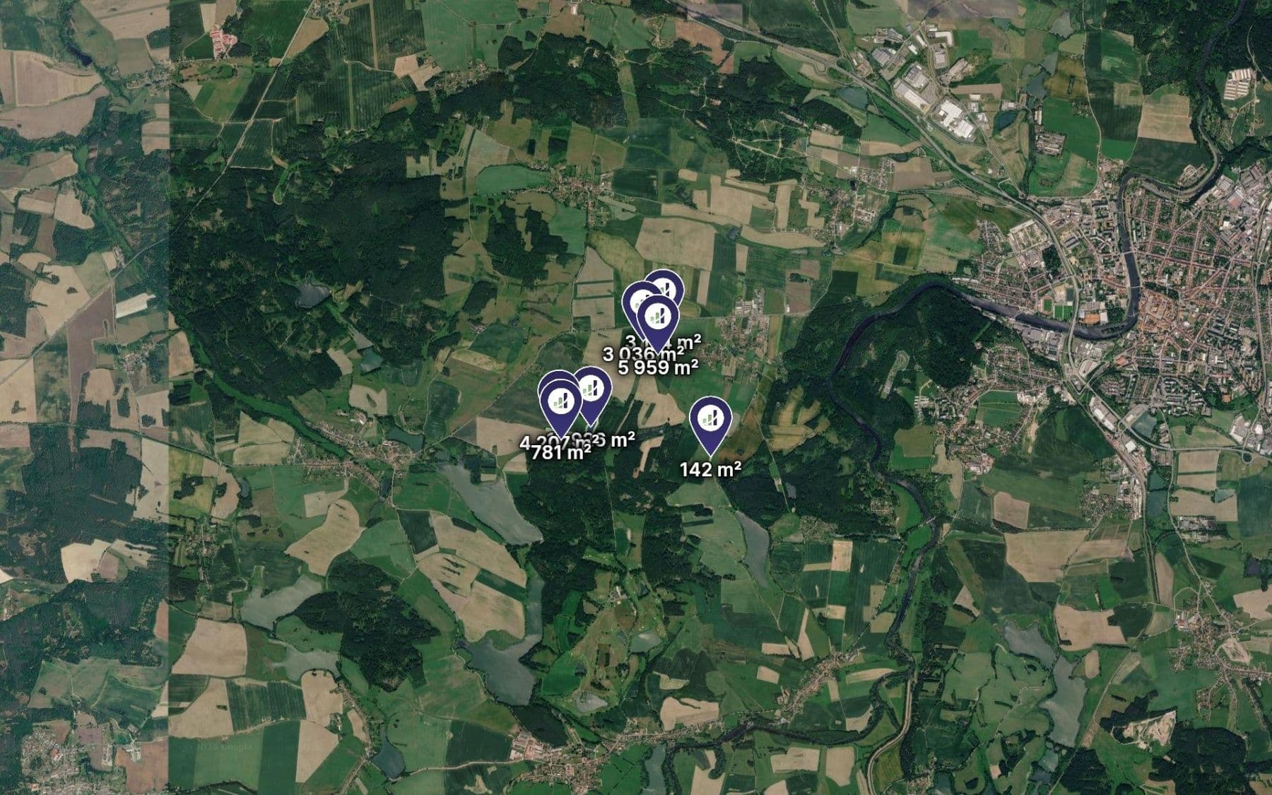 plot for sale, 35,225 m², Dobev, Jihočeský Region plot for sale, 35,225 m², Dobev, Jihočeský Region