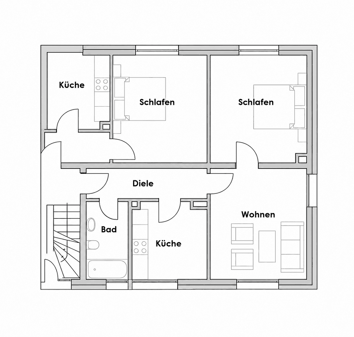 2 bedroom flat to rent, 51 m², Wetter (Ruhr), North Rhine-Westphalia 2 bedroom flat to rent, 51 m², Wetter (Ruhr), North Rhine-Westphalia