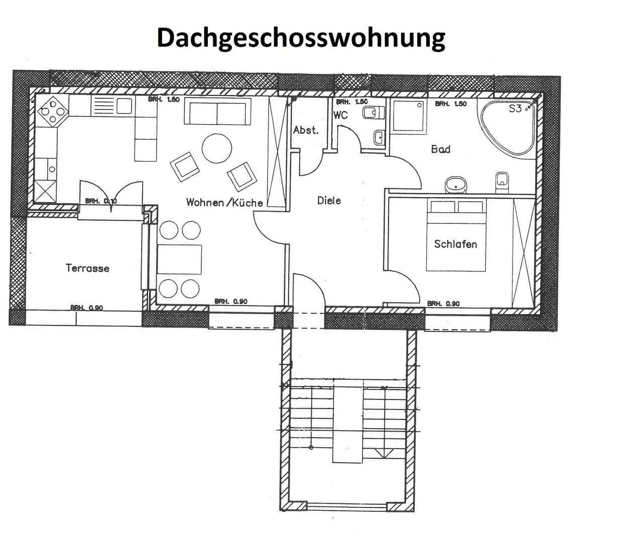 1 bedroom with open-plan kitchen flat to rent, 82 m², Forstfeldstraße 2, Kassel, Hesse 1 bedroom with open-plan kitchen flat to rent, 82 m², Forstfeldstraße 2, Kassel, Hesse