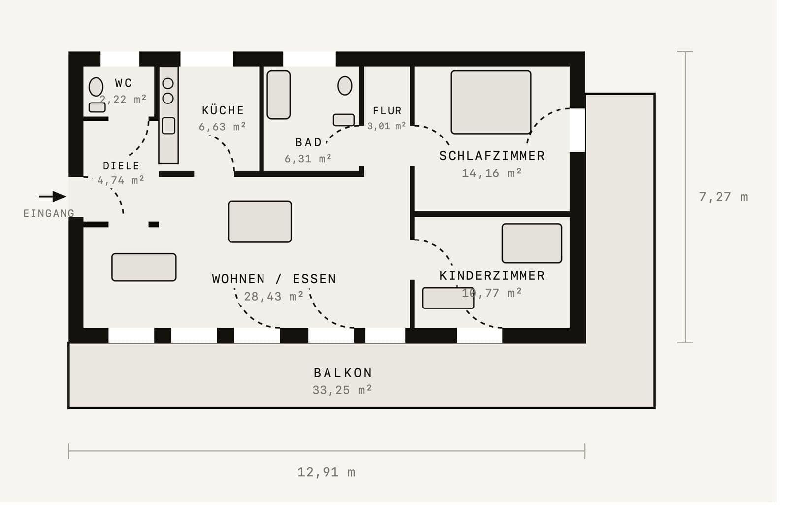 3 bedroom flat to rent, 93 m², Fuchsbergstraße 9, Mauth, Bavaria 3 bedroom flat to rent, 93 m², Fuchsbergstraße 9, Mauth, Bavaria
