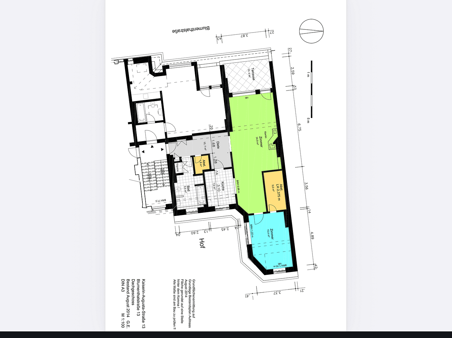 2 bedroom flat for sale, 91 m², Blumenthalstrasse 13, Berlin, Berlin 2 bedroom flat for sale, 91 m², Blumenthalstrasse 13, Berlin, Berlin
