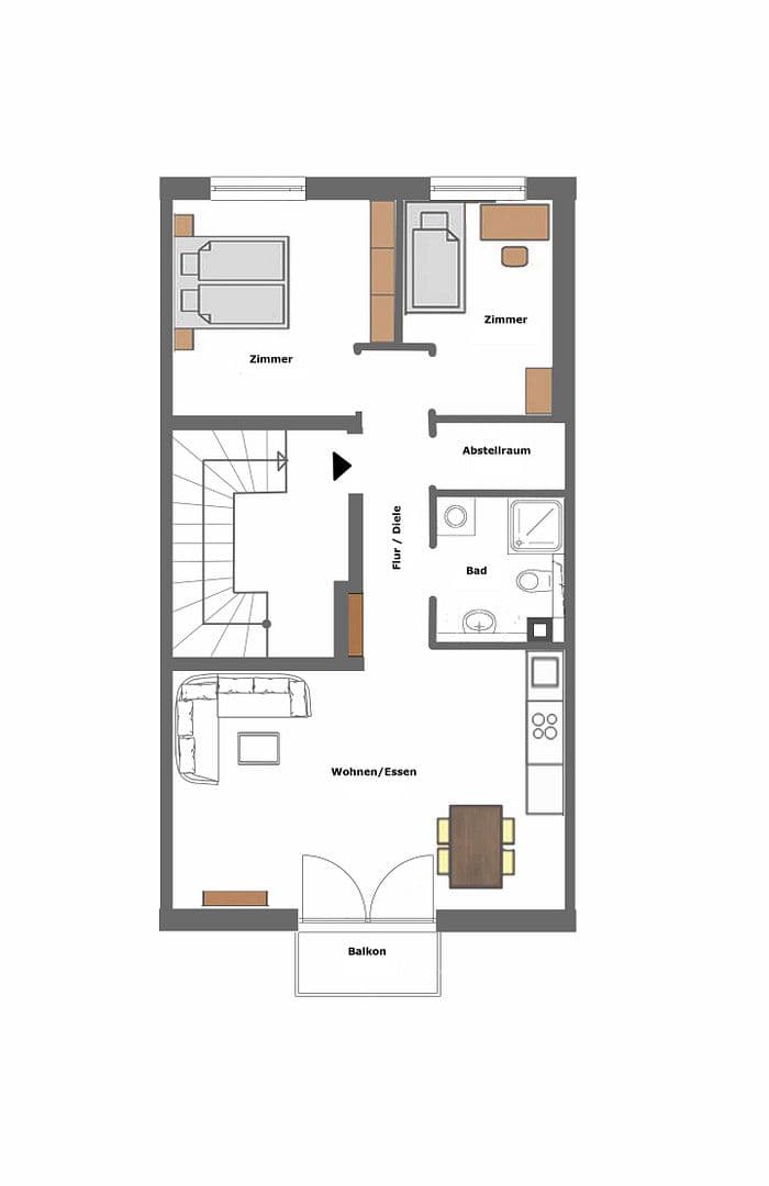 3 bedroom flat to rent, 60 m², Kelsterbach, Hesse 3 bedroom flat to rent, 60 m², Kelsterbach, Hesse