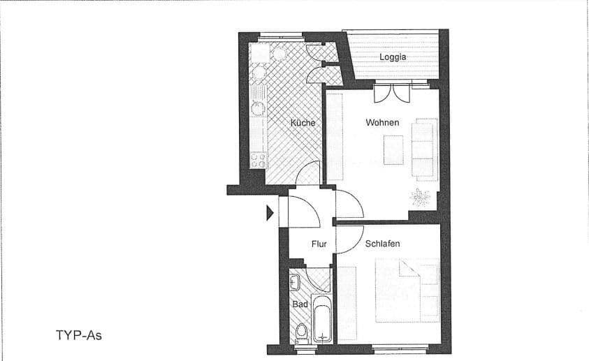 2 bedroom flat to rent, 54 m², Hohenzollernstraße 4, Koblenz, Rhineland-Palatinate 2 bedroom flat to rent, 54 m², Hohenzollernstraße 4, Koblenz, Rhineland-Palatinate