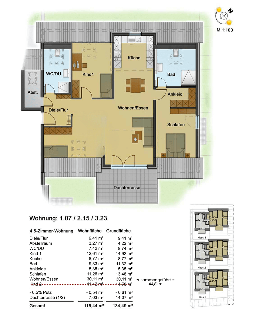 2 bedroom with open-plan kitchen flat for sale, 116 m², Flein, Baden-Württemberg 2 bedroom with open-plan kitchen flat for sale, 116 m², Flein, Baden-Württemberg