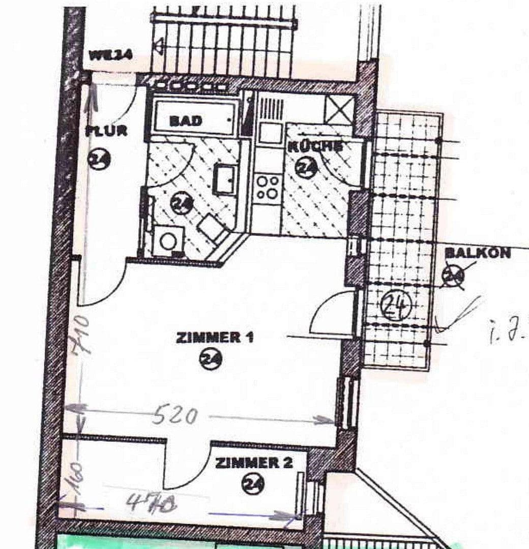 2 bedroom flat for sale, 44 m², Schulstr. 28, Berlin, Berlin 2 bedroom flat for sale, 44 m², Schulstr. 28, Berlin, Berlin