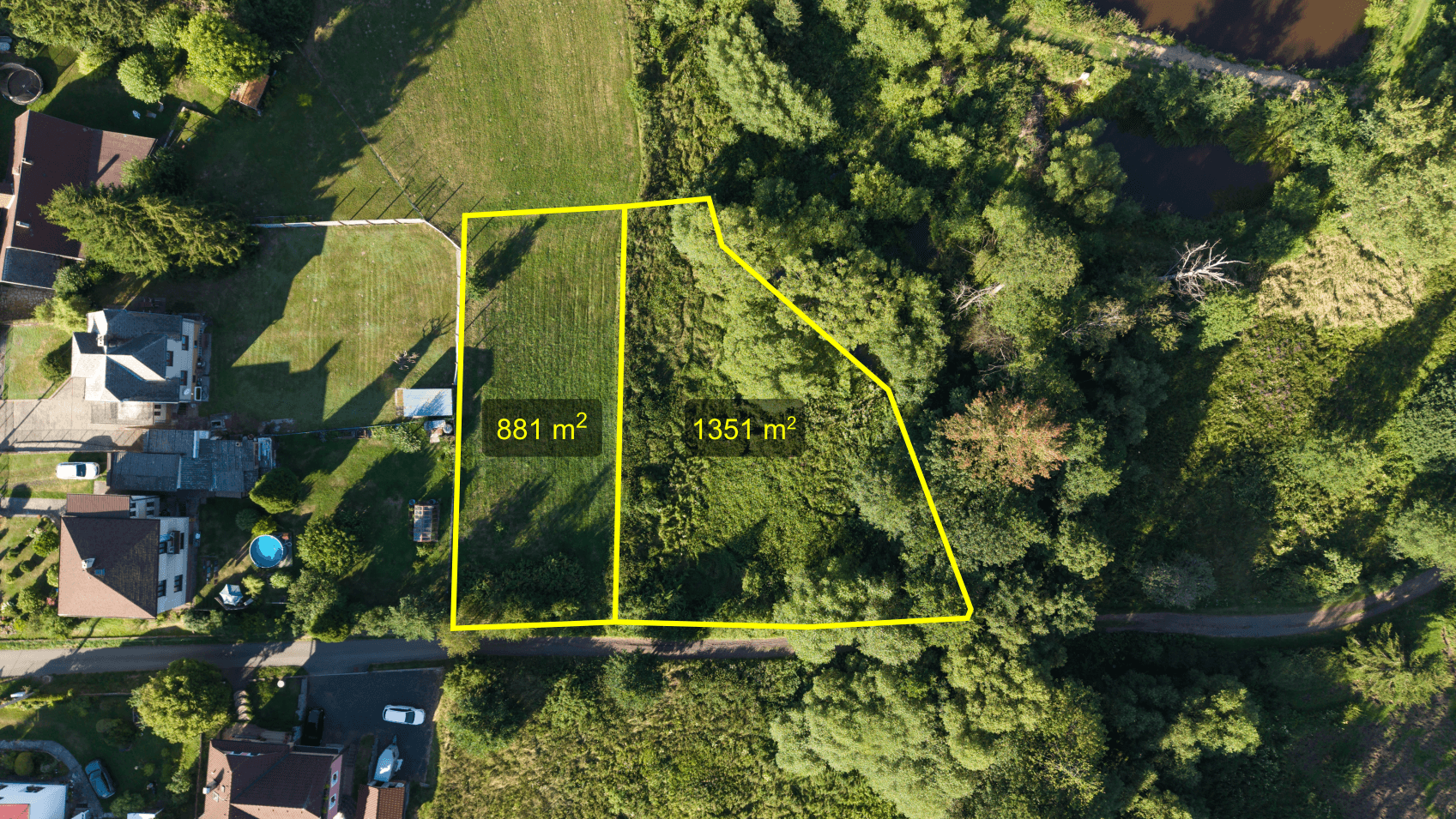plot for sale, 2,232 m², Zaječov, Středočeský Region plot for sale, 2,232 m², Zaječov, Středočeský Region