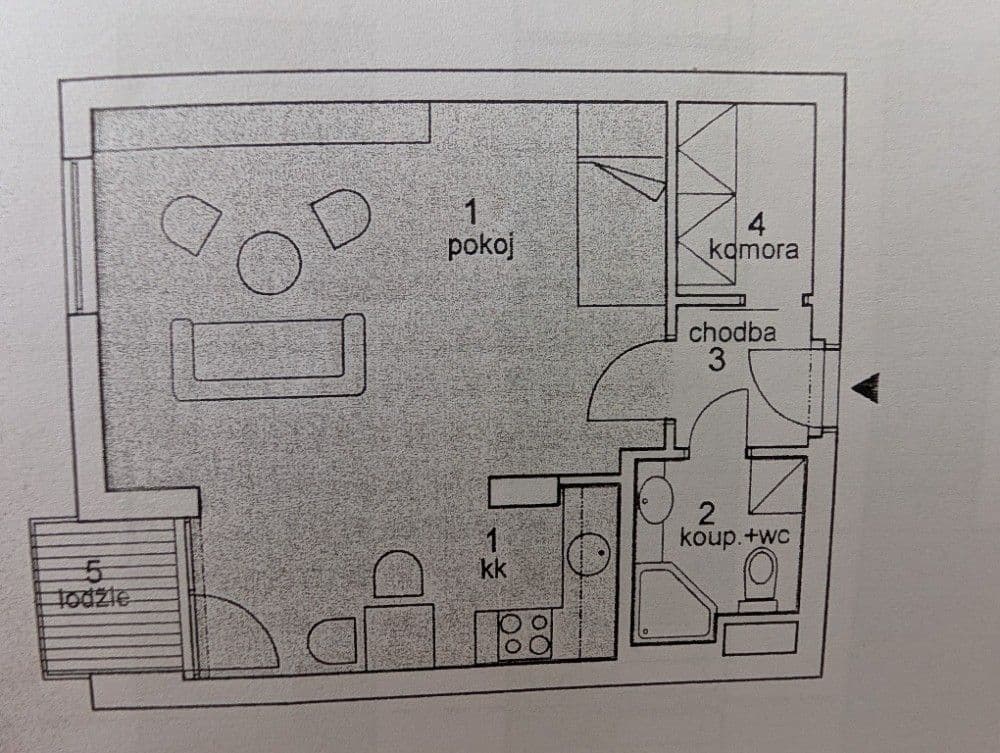 Studio flat for sale, 37 m², Lukášova, Prague, Prague Studio flat for sale, 37 m², Lukášova, Prague, Prague