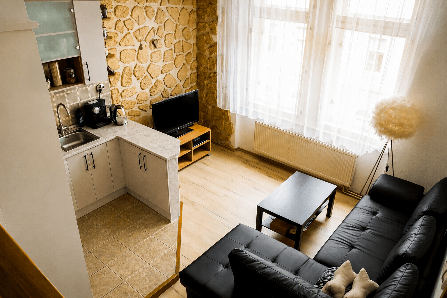 1 bedroom with open-plan kitchen flat to rent, 47 m², Svornosti, Prague, Prague 1 bedroom with open-plan kitchen flat to rent, 47 m², Svornosti, Prague, Prague