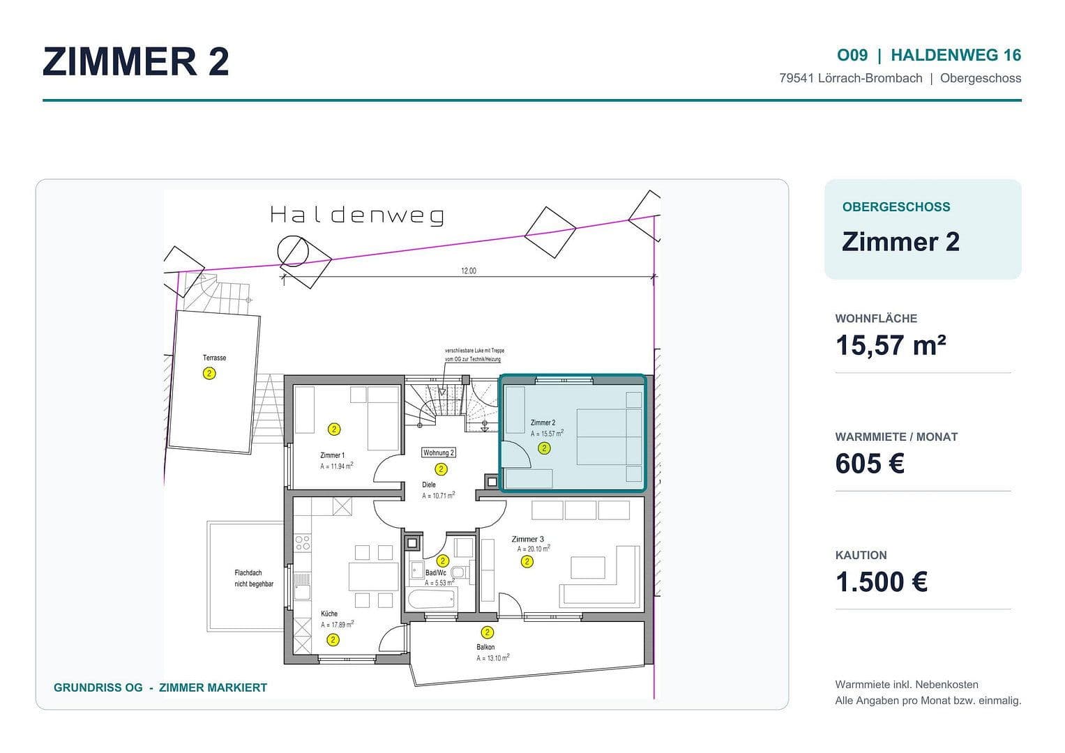 flat to rent, 17 m², Haldenweg 16, Lörrach, Baden-Württemberg flat to rent, 17 m², Haldenweg 16, Lörrach, Baden-Württemberg