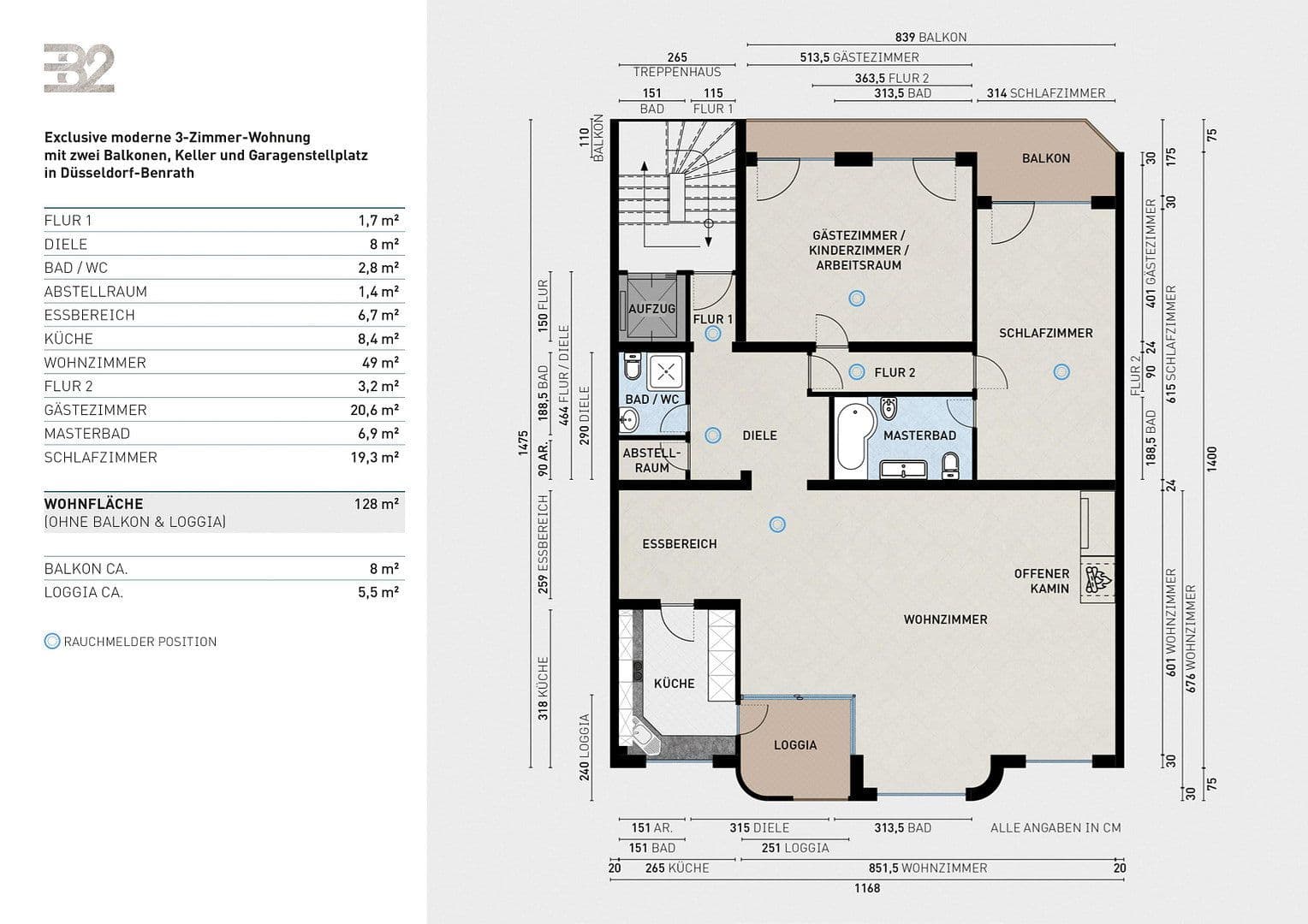 3 bedroom flat to rent, 128 m², Düsseldorf Benrath, North Rhine-Westphalia 3 bedroom flat to rent, 128 m², Düsseldorf Benrath, North Rhine-Westphalia