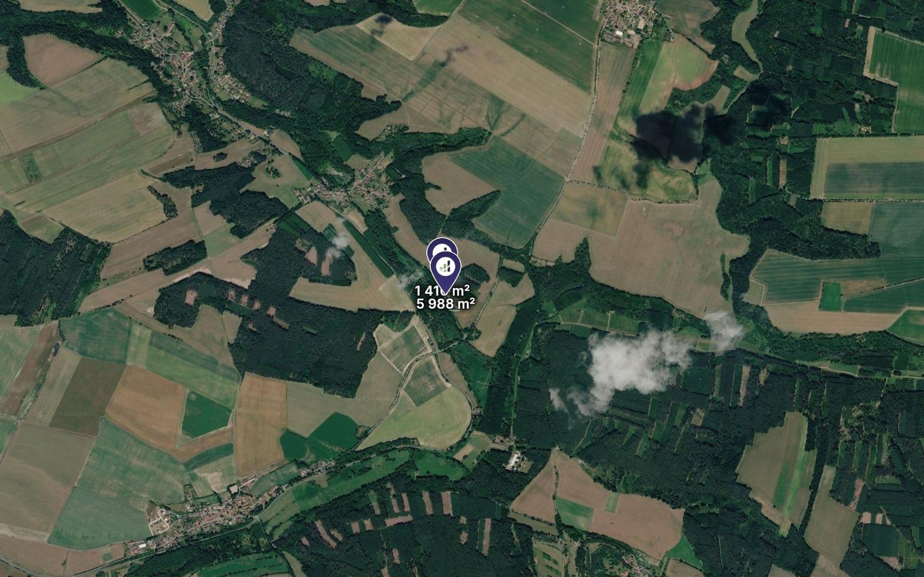 plot for sale, 7,398 m², Střemy, Středočeský Region plot for sale, 7,398 m², Střemy, Středočeský Region