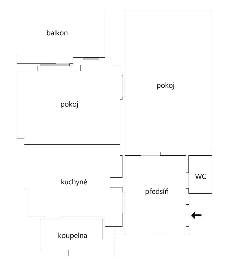 2 bedroom flat to rent, 56 m², Petrské náměstí, Prague, Prague 2 bedroom flat to rent, 56 m², Petrské náměstí, Prague, Prague