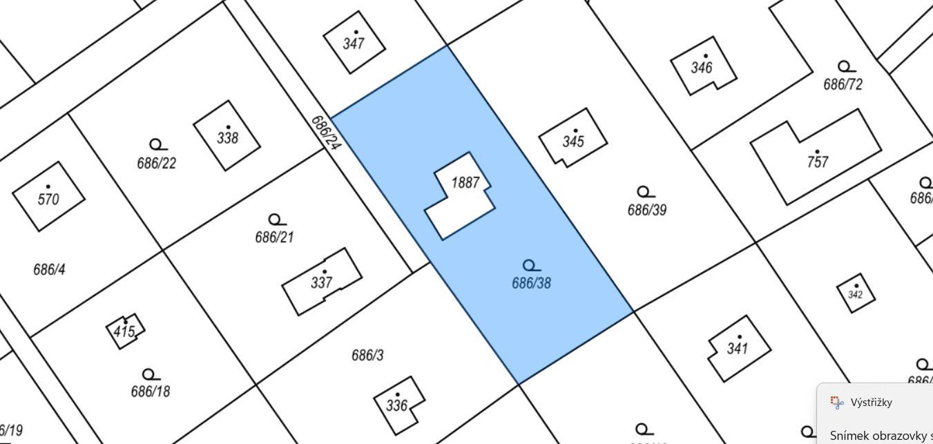 plot for sale, 882 m², Svinaře, Středočeský Region plot for sale, 882 m², Svinaře, Středočeský Region