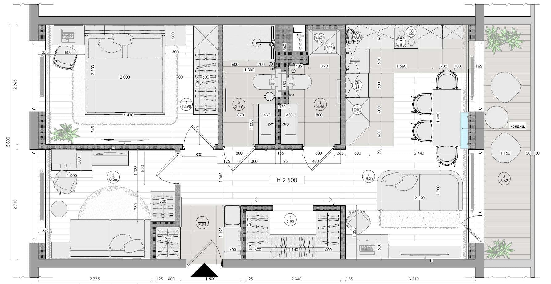2 bedroom with open-plan kitchen flat for sale, 63 m², Horáčkova, Prague, Prague 2 bedroom with open-plan kitchen flat for sale, 63 m², Horáčkova, Prague, Prague