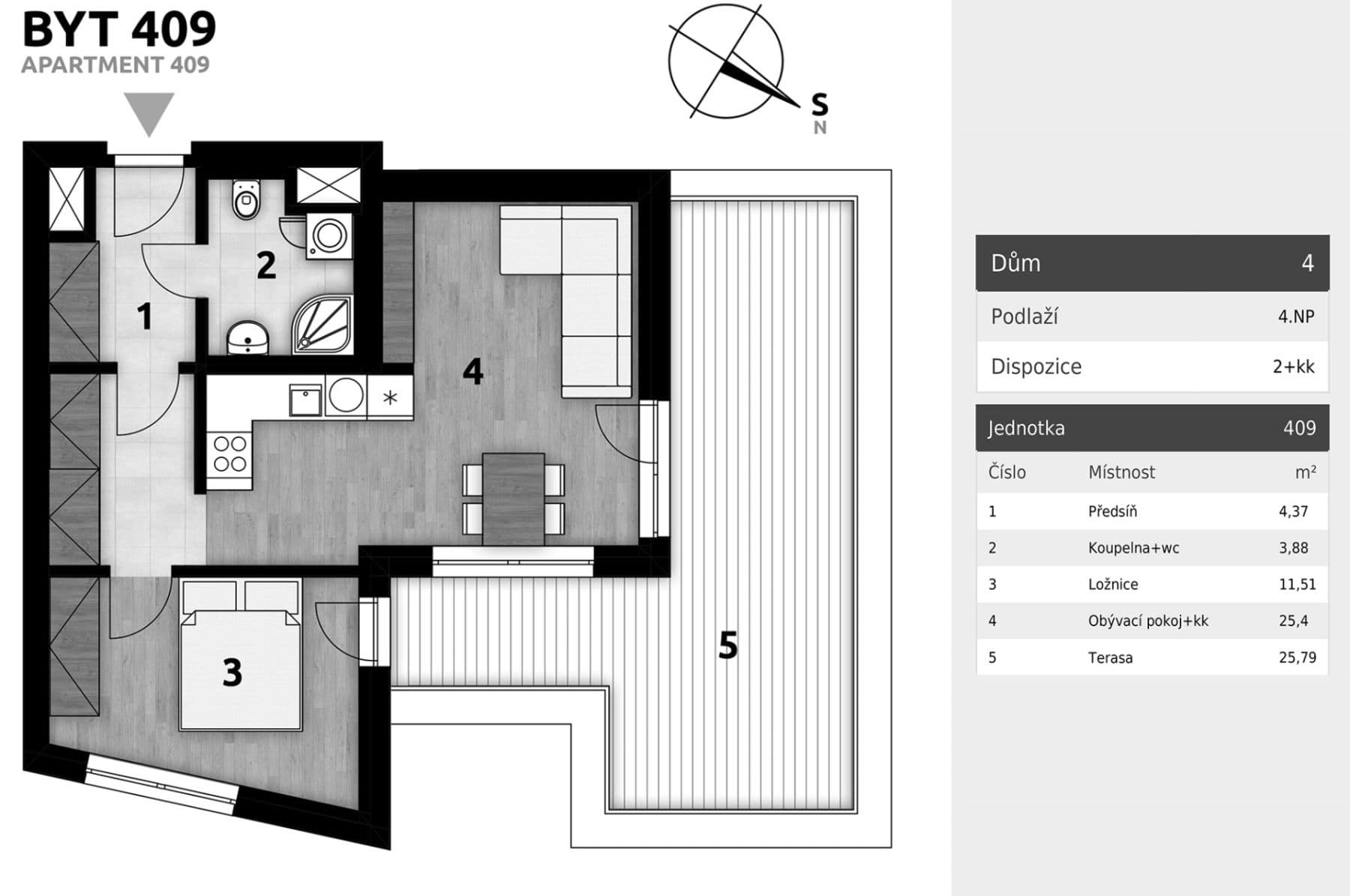 1 bedroom with open-plan kitchen flat to rent, 71 m², Františka Diviše, Prague, Prague 1 bedroom with open-plan kitchen flat to rent, 71 m², Františka Diviše, Prague, Prague